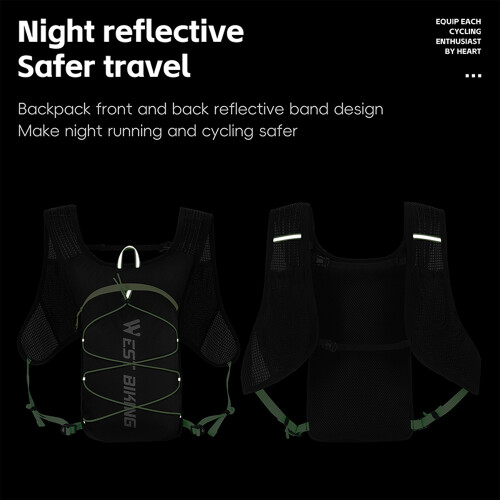Zaino idrico da 7 L 370x190mm Nero+Verde 2