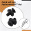 16 Pack M 4 T-Nut Metric Camming Screw Replacement Sets Compatible with Standard Rail Systems, with Thread Screws 7
