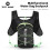 7L Cycling Hydration Backpack Black Green, 370*190mm Lightweight, Breathable 6