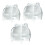 Transparent Hamster Sand Bath Sturdily Transparent Sand Bath-L 2
