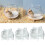Transparent Hamster Sand Bath Sturdily Transparent Sand Bath-L 3
