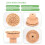 Boho Rattan Dresser Knobs Round Wooden Drawer Knobs Handmade Wicker Woven and Screws for Boho Furniture Knobs 12Pcs 4