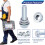 Versatile Flange Bolt Nut Washer Combination-White zinc plated 5