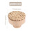Boho Rattan Dresser Knobs Round Wooden Drawer Knobs Handmade Wicker Woven and Screws for Boho Furniture Knobs 6Pcs 8