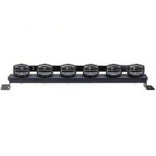3X Kit de Barre Lumineuse de Voiture RC 6 Lumières de Toit de Coque de Corps de LED pour Accessoires de Camion de Voiture Sur Chenilles RC 1/10