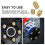 350Pcs Threaded Inserts Female Thread Metric Knurled Nuts Assortment Kit Brass Heat Set Insert 3