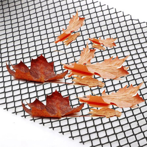 Strainer 2 Set Gutter Guard Mesh Protector Screen Roll Anti- Falling Leaf Guard Leaf Protection Cover to Gutter Drain 2