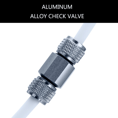 Stainless Steel CO2 Line Check Valves Aquariums Single Direction 1