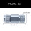 Stainless Steel CO2 Line Check Valves Aquariums Single Direction 3