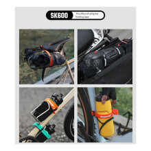Rhinowalk TPU Plastic Elastic Scale Strap with Clip Safety Rubber Cargo Strap Compact Tie High Strength Strap