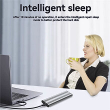 M.2 Solid State Mobile Hard Disk Box USB 3.2 Metal Heat Dissipation External Type-C Interface Protocol SSD