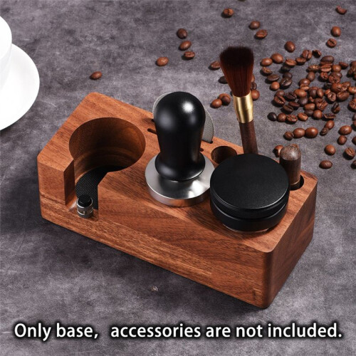 Coffee Press , Coffee Machine Handle Matching Storage, Walnut Beech Filing , Cloth Powder 2