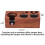 Coffee Press , Coffee Machine Handle Matching Storage, Walnut Beech Filing , Cloth Powder 6