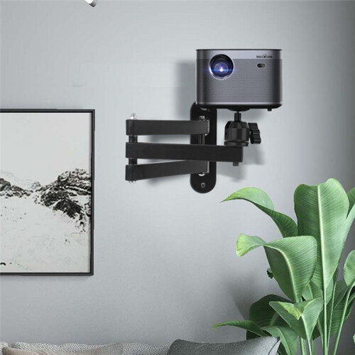 Foldable Projector Hanging Holder Wall Mount Stand for Secure Ceiling and Wall Mounting Rack 2
