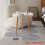 Round Table White Bedside Table Coffee Table Home Decoration Bed Table 4