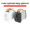 Stainless Steel 2 Slice Toaster with 6 Temp Settings, Compact 19.5cm 7