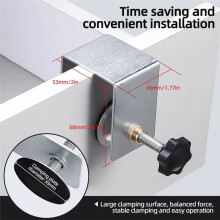 C Clamp Cabinet Hardware Jig Drawer Fixing Clip for Install Door Drawer Flexible Woodworking Tools 4PCS