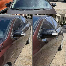 Car Side Wing Mirror Cover Carbon Fiber Side Mirror Cover for K3 Forte Cerato Ceed 1 2009-2013 Rearview Mirror Shell