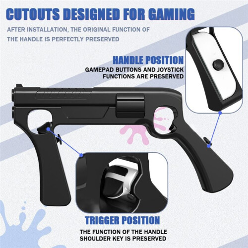 GameStand Induction Periferiche Shooting Gun Grip Accessori per    Joypad Gaming Nero 1