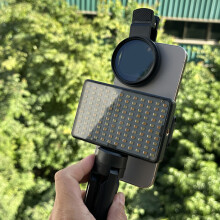 Wiederaufladbare LED-Aufhelllicht für Handys, kabellos und tragbar für Streaming
