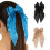 Sparkling Sequined Bowknot Hair Clip Oversized Glitters-Blue S1 3