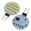 10Pcs Mirror Front Light LED G4 12v Disc Shaped 12V LED G4 Circle Flat Plate Double Needles Round Warm White Light 2