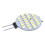 10Pcs Mirror Front Light LED G4 12v Disc Shaped 12V LED G4 Circle Flat Plate Double Needles Round Warm White Light 3