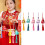 Handcraft Cotton Gourd Sachet Making Set Decorative Scented-Red 3