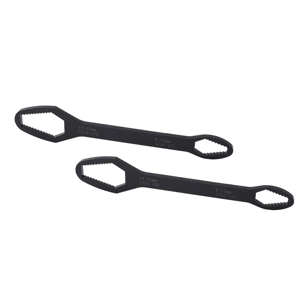 2-Piece Self-Tightening Wrench 8-22mm