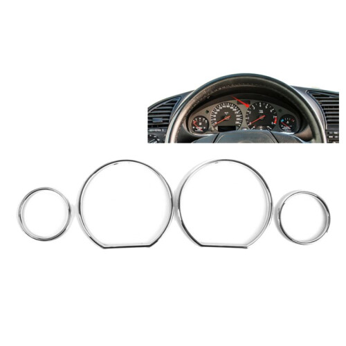 Car Front Instrument Trim Frame Speedometer Dial Ring Bezel Car Interior Accessories for  3 Series E36 1994-1999 1