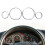 Car Front Instrument Trim Frame Speedometer Dial Ring Bezel Car Interior Accessories for  3 Series E36 1994-1999 3