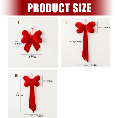 Fascinating Red Heart Butterfly Hanging- medium1 size 1