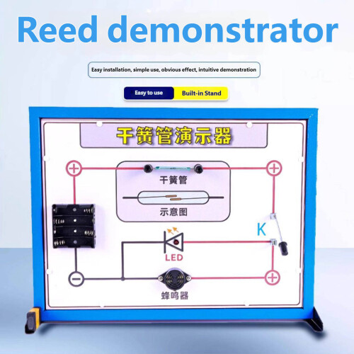 Zelfinductiefenomeendemonstrator, plankinductie wanneer de 1