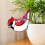 Lightweight Acrylic Bird Shape Planter Insert Bright Color-6 7