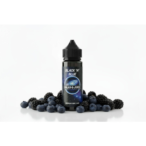 Black n Blue 100ml E-Liquid No Nicotine Vape