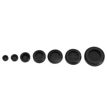 170 Pezzi 7 Misure Kit Assortimento Passacavo in Gomma, Set di Tappi per Fori Firewall Set di Tappi per Fori Solidi con Guarnizioni per Cavi Elettrici