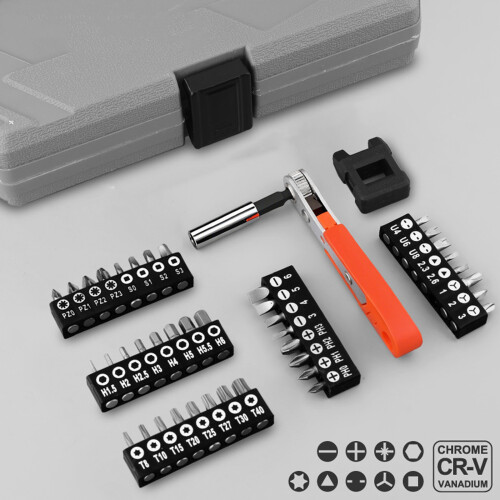 64-delige autoreparatieset Ratelsleuteldop Combo 1