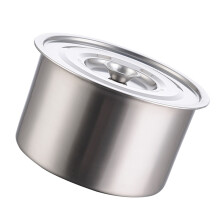 Stainless Steel Stockpot 14cm, Easy Clean, Multi-Use Soup Pot