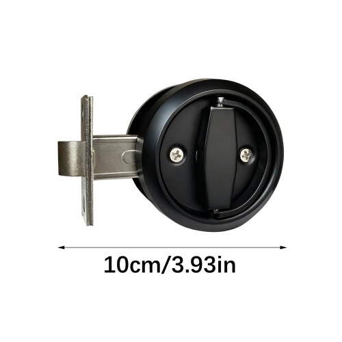 Adjustable Flat Entry Knob Steel Turn Handle Works In Standard 2