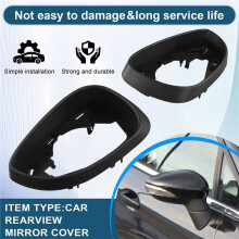 Coque de Rétroviseur de Voiture Support de Rétroviseur Coque de Rétroviseur de Porte 09JNHDCJQK pour Fiesta MK7 2009-2017