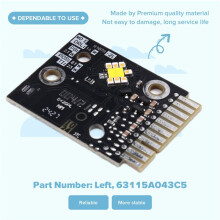 Frontstrålkastare LED-Chip för 2-Serie G42 2022-2024 Gult Varselljus LED-Brädor 63115A043C5 L