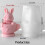 Teacup Hare Silicone Molds Easter Candle Silicone Mould for 3