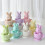 Teacup Hare Silicone Molds Easter Candle Silicone Mould for 7