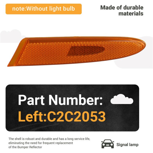 Car Front Bumper Reflector for  XJ X350 2003-2009 C2C2053 Left 1