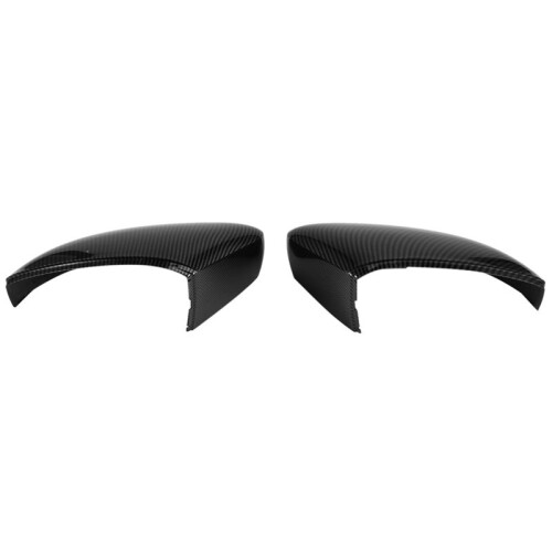 Rearview Side Mirror Cover Caps Shell Replacement for    MK5 5 6R 6C 2009-2017 Carbon Fiber Pattern 1