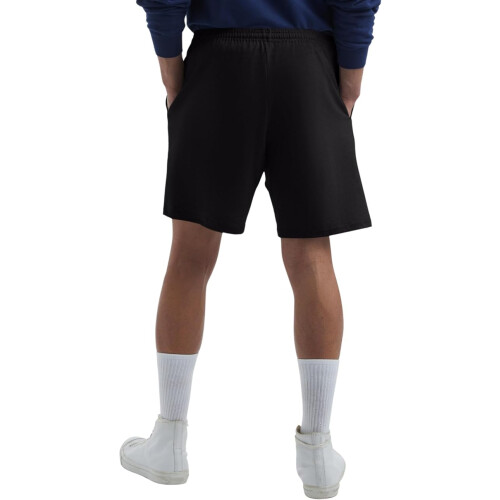 Hanes Men Jersey Pocket Short (S) Black