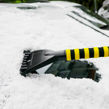 Pennarello per neve e spazzola per ghiaccio per auto, efficiente per pulizia del parabrezza