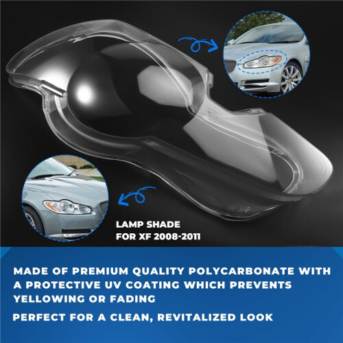 Für  XF 2008-2011 Auto Frontscheinwerfer Linsenabdeckung Scheinwerfer Shell Transparent Lampenschirm Gehäuse 2