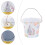 6Pcs Strong Metal Spring Candy Buckets Celebratory Storage Tin 4