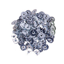 100 pièces porte-mèches de bougie en métal de-Diamètre 16mm